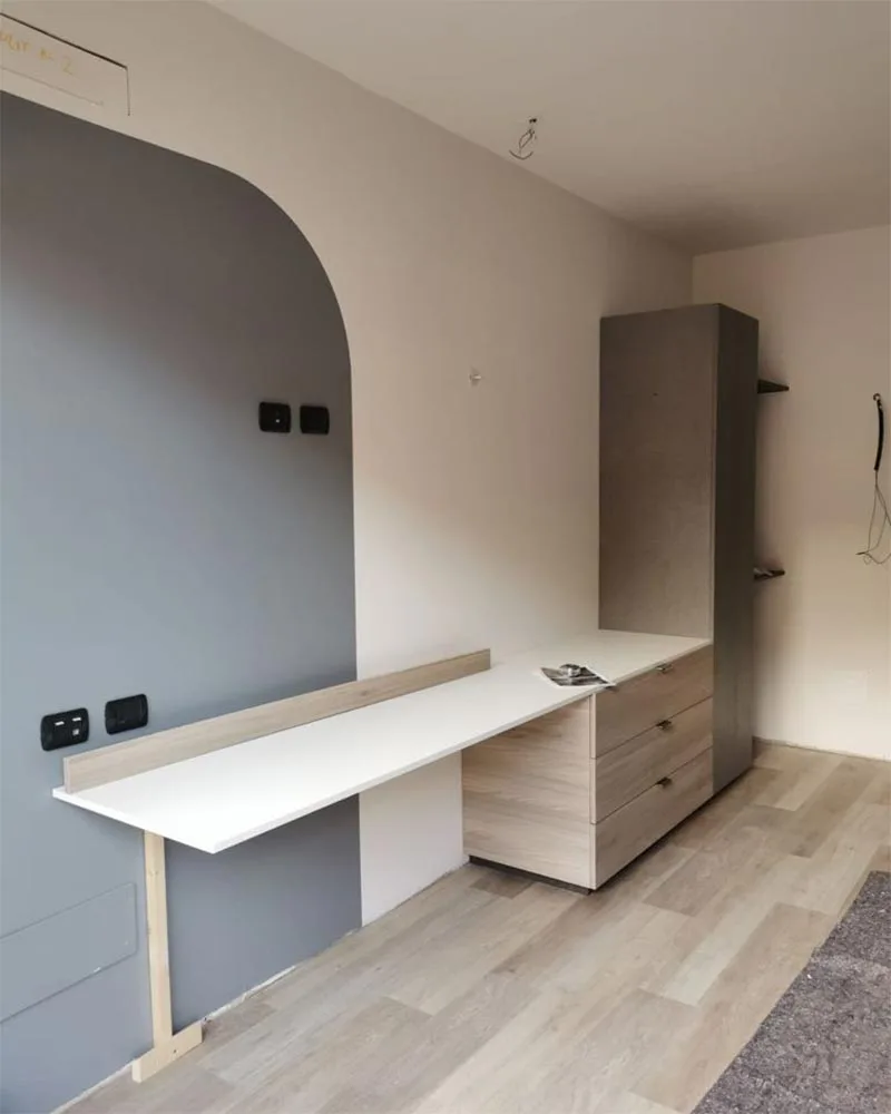 ristrutturazione hotel camera completa montaggio arredi