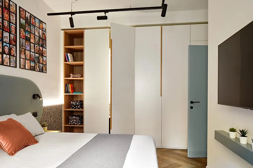 arredamento casa stile moderno camera letto colori