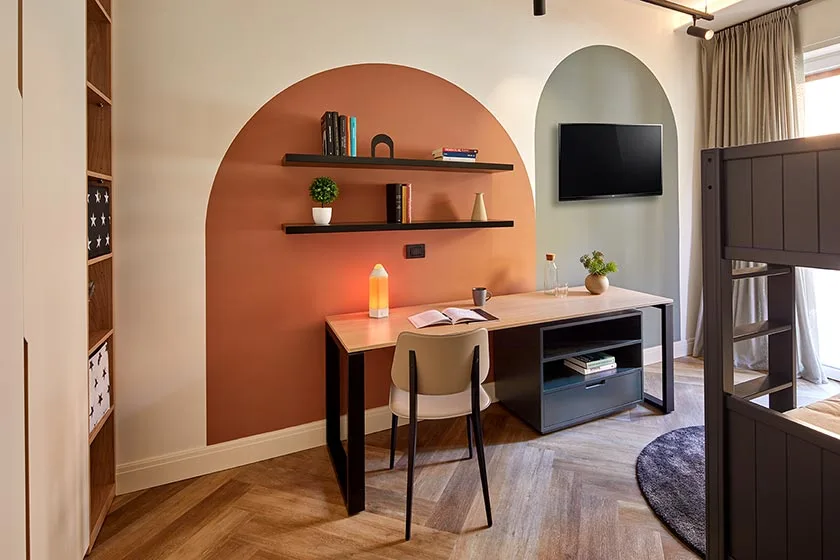 arredamento casa stile moderno camera letto colori