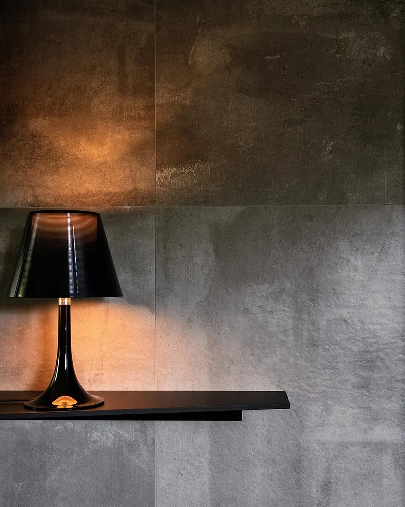 arredamento hotel focus rivestimento pareti grès cemento