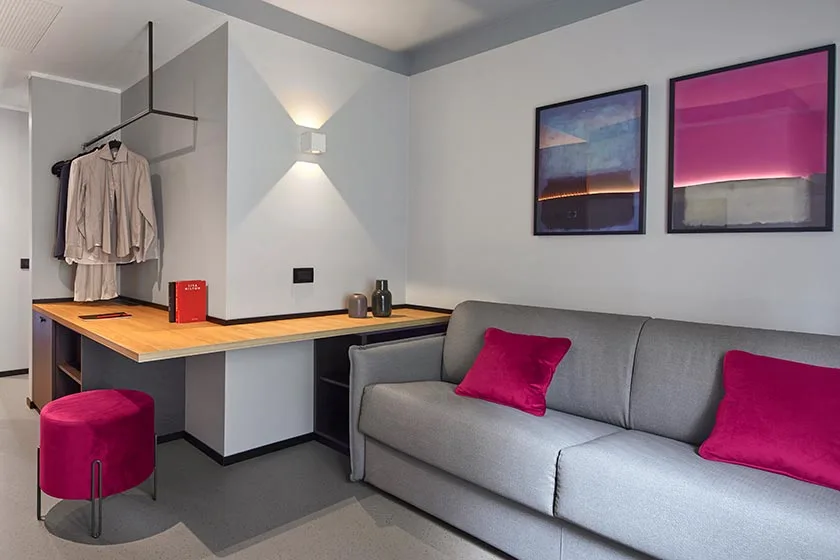 arredamento hotel garden progetto moderno colori