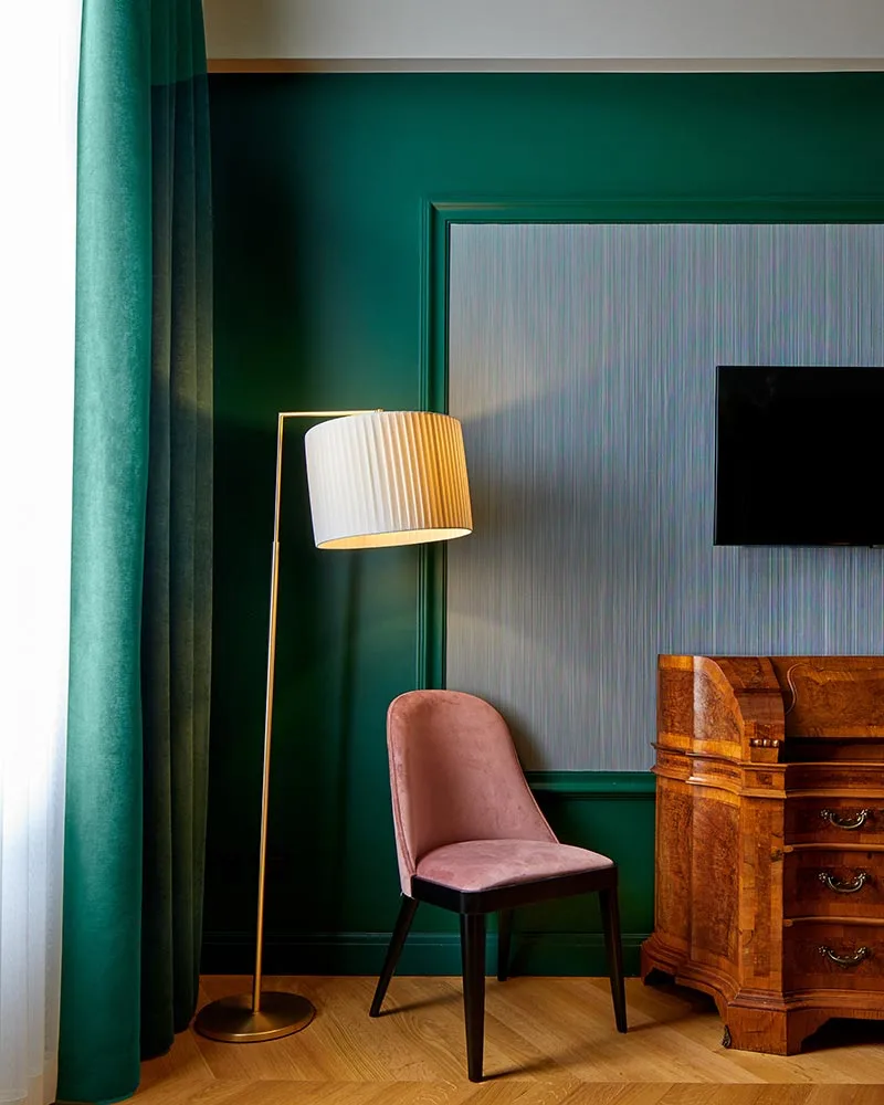 arredamento camere hotel stile classico rivestimento carta da parati