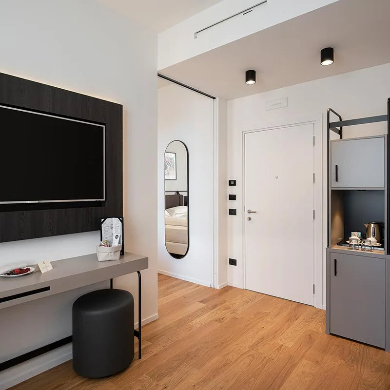 arredamento realizzazione hotel moderno ingresso ambiente