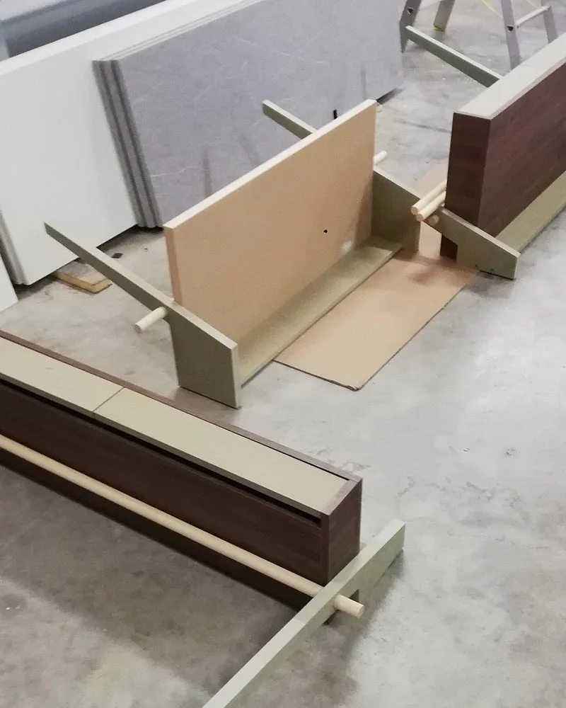 ristrutturazione agriturismo camera completa montaggio arredi