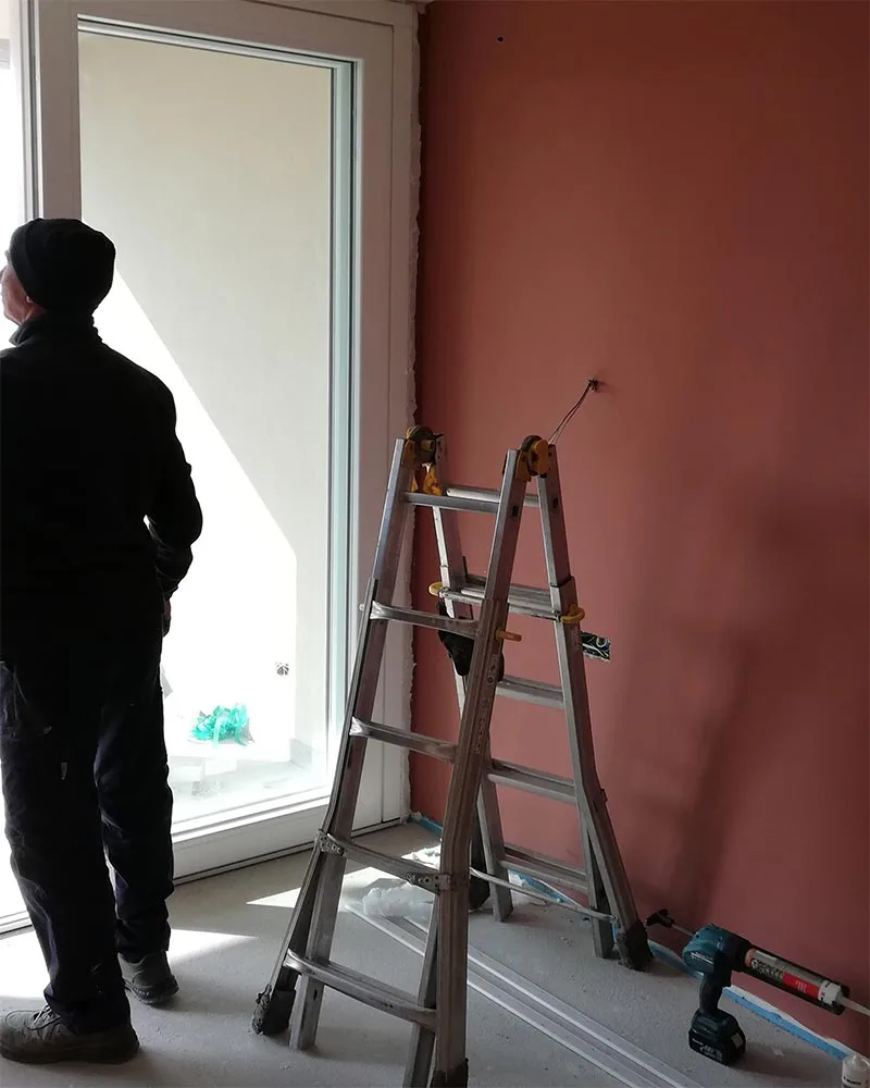 ristrutturazione agriturismo camera opere di finitura