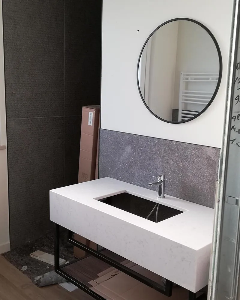 ristrutturazione agriturismo camera rivestimenti bagno finiture