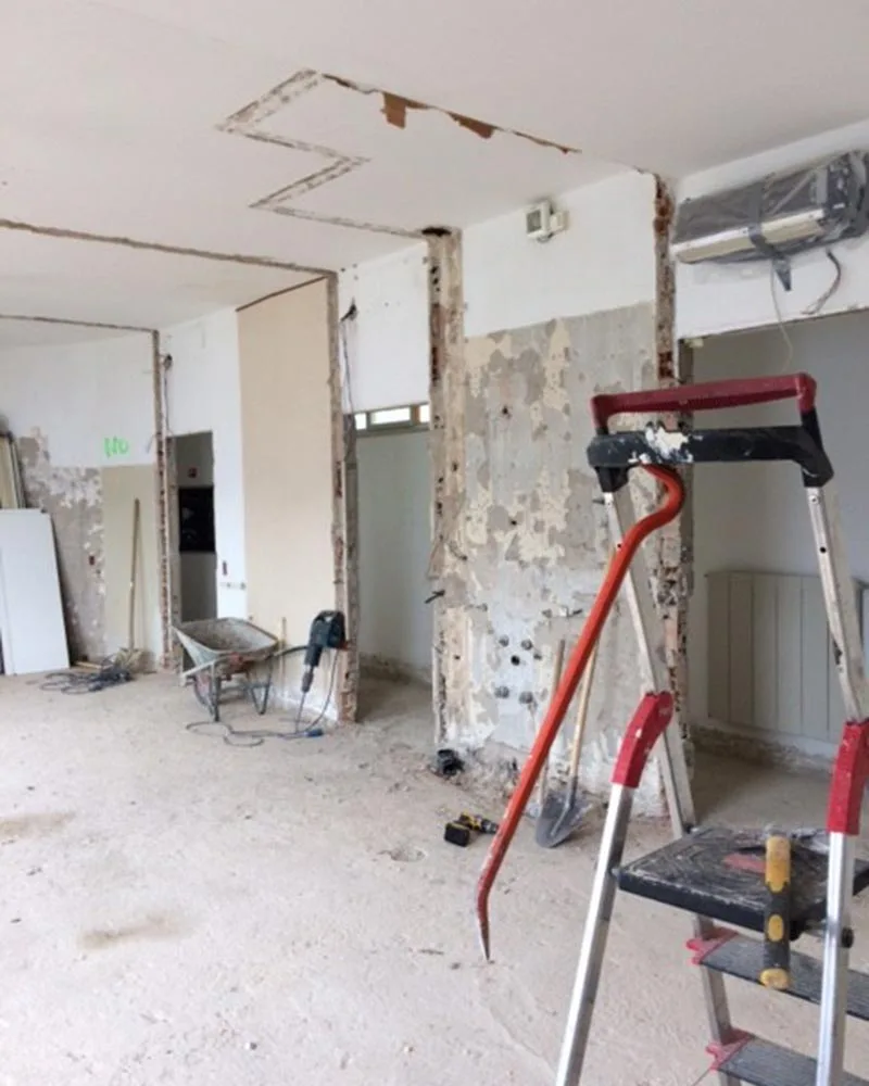 progetto hotel garden ristrutturazione cantiere foto