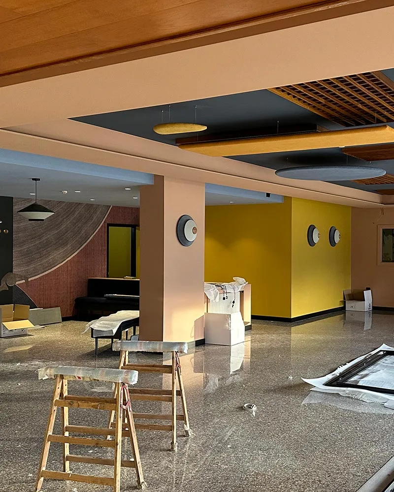 ristrutturazione hotel lido lavori cantiere pitture