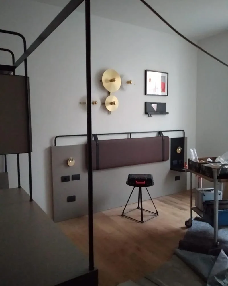 ristrutturazione hotel moderno montaggio arredo zona notte