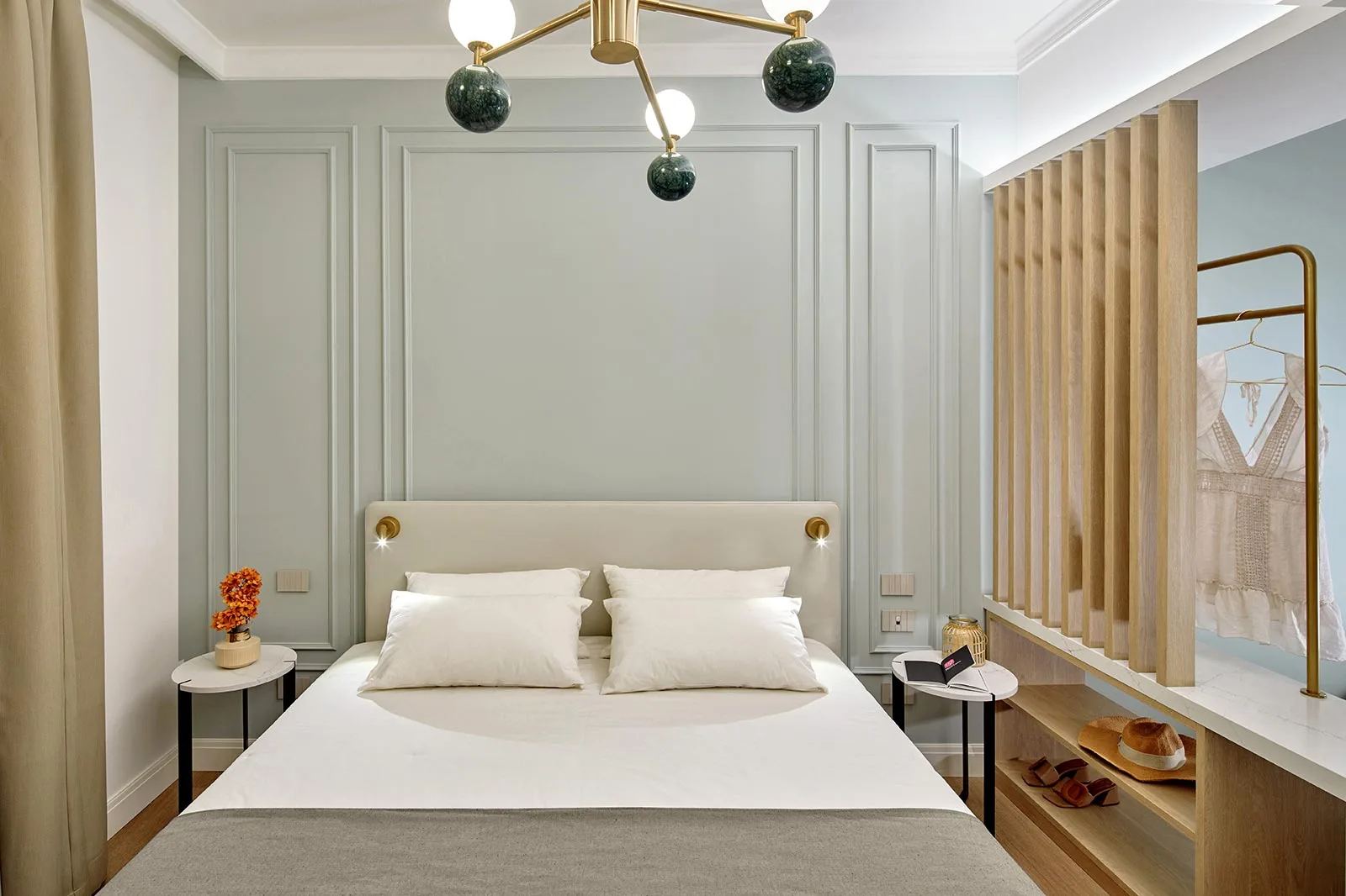 arredamento hotel stile moderno colori camera letto